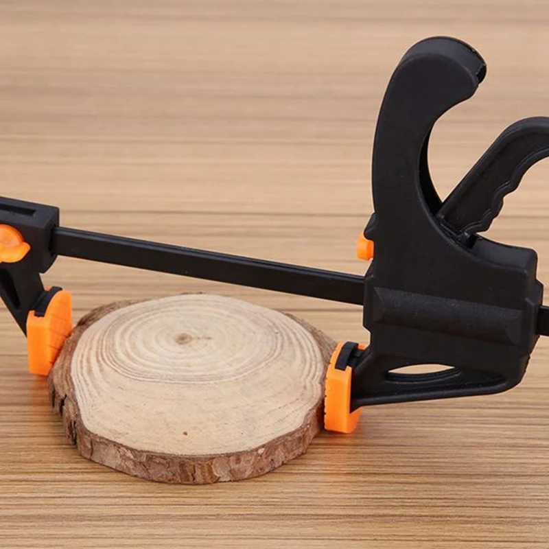 

4 Inch 12 Pcs Woodworking Strip F Clamp Fast Ratchet Release Speed Extrusion DIY Woodworking Hand Tools