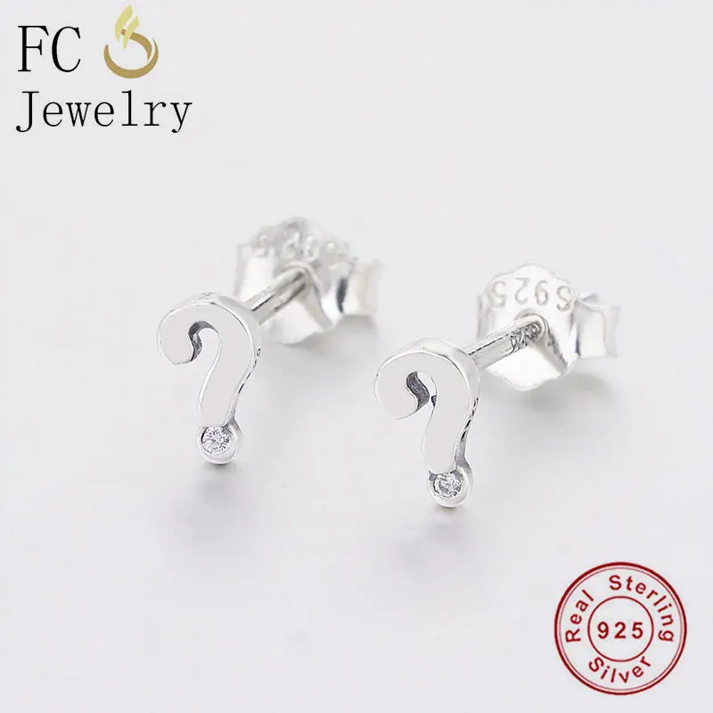 Серьги гвоздики из 100% серебра 925 пробы геометрической формы Для Пирсинга Ушей