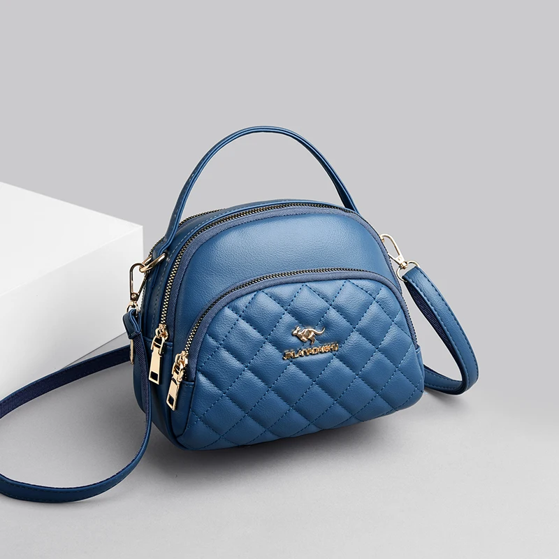 

Женская классическая сумка-Кроссбоди из экокожи с ромбовидным узором