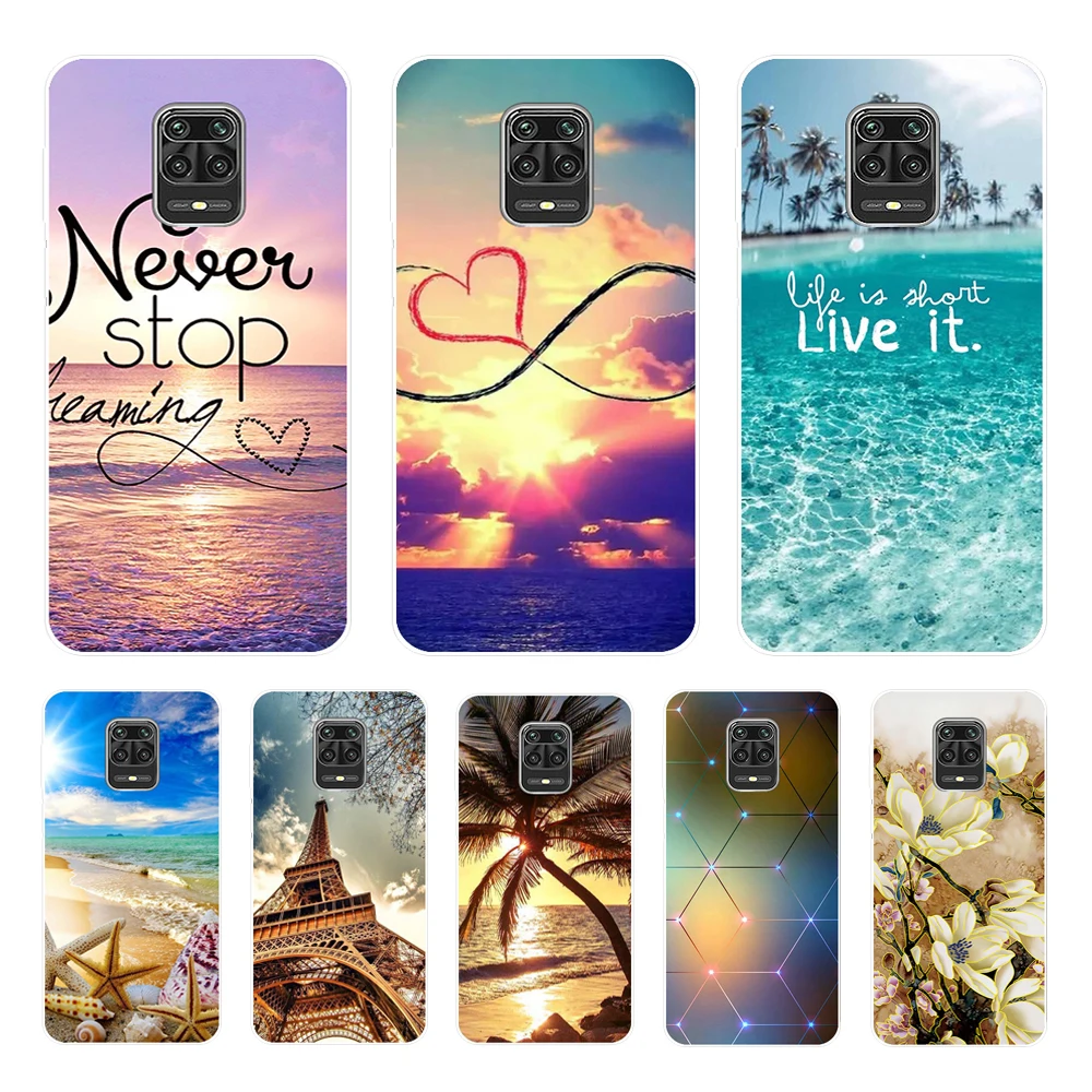 Чехол для Xiaomi Redmi Note 9s, силиконовый мягкий чехол из ТПУ, задняя крышка Note 9, чехол для телефона Redmi Note 9, Note9 Pro, Чехлы, чехол