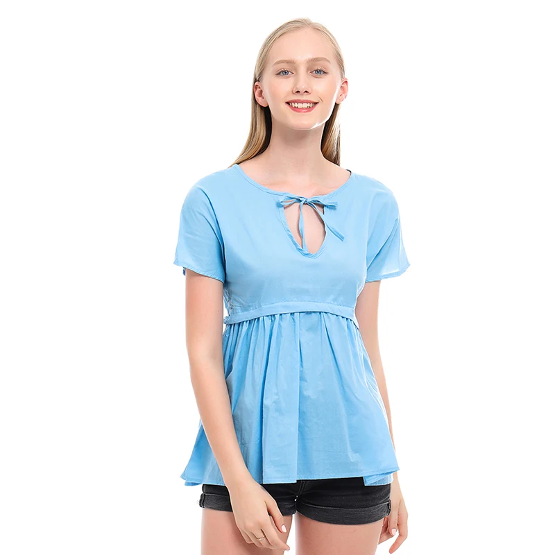 Женская Базовая футболка с коротким рукавом 2019 Повседневная v-образным вырезом и