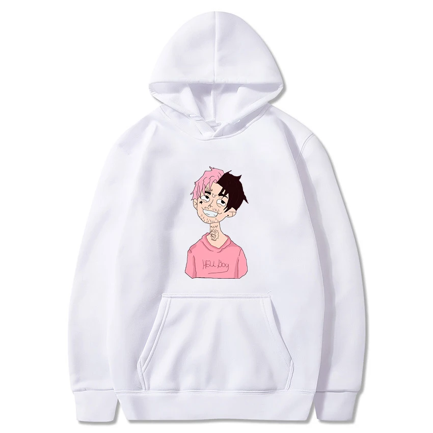 

Lil Peep Hoody Hell Boy Women Streetwear 12 Colors Tops Kpop Style Harajuku Casual Sweatshirt Female Long Sleeve Fashion Hoodies