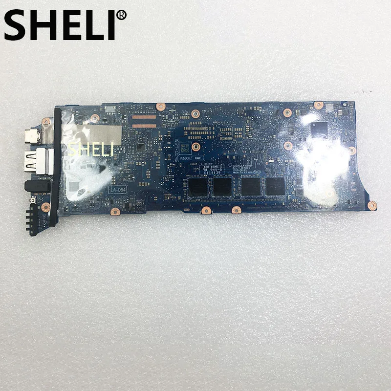 Материнская плата SHELI для ноутбука Dell XPS 13 9360 8 ГБ i5-7200U CPU CAZ00 LA-D841P T9VPC 0T9VPC CN-0T9VPC