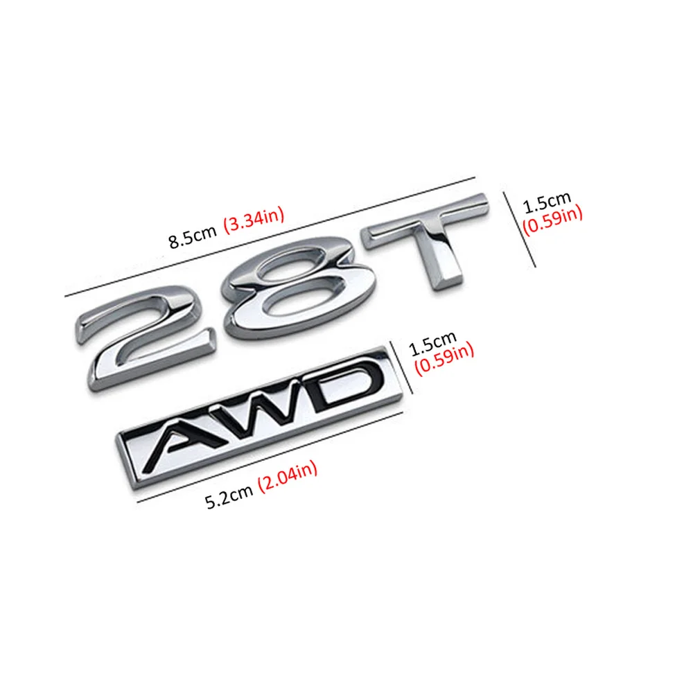 DSYCAR 1 комплект 3D металлический 28Т AWD боковые зеркала автомобиля Fender задний