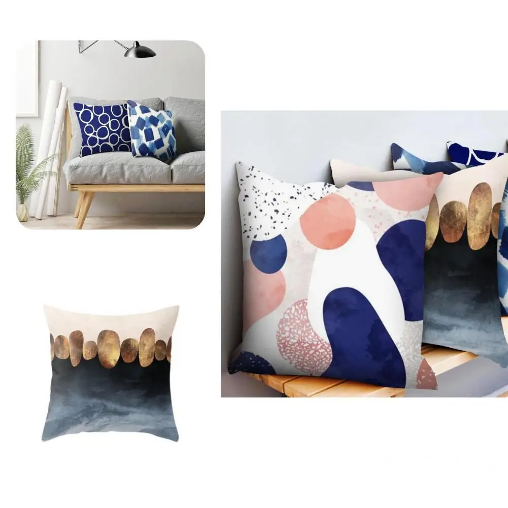 

Cushion Slipcover Breathable Popular Invisible Zipper 18 Inch Assorted Sofa Pillowcase