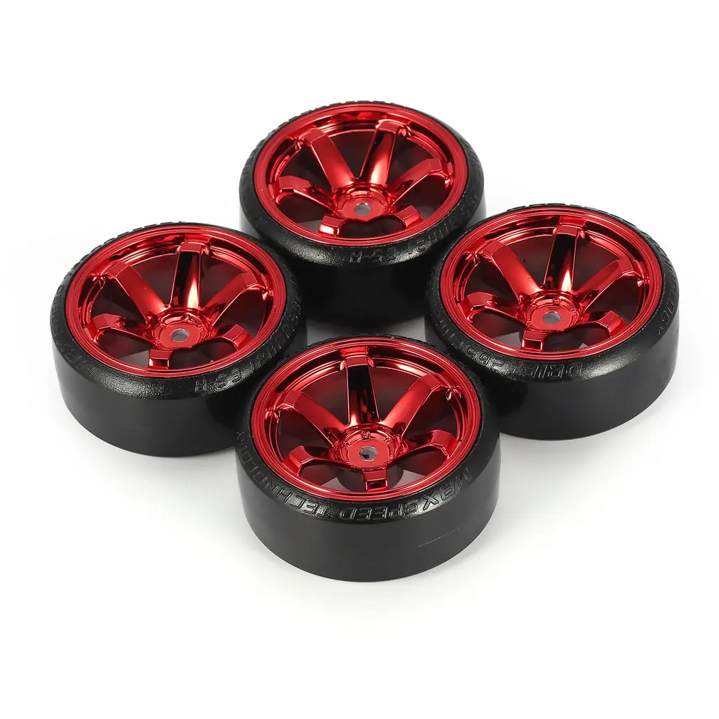 

4PCS 1/10 Drift RC Rally Car Grain Rubber Tires Off-road Tires and Wheels for Traxxas Tamiya HSP HPI Kyosho RC On Road Car