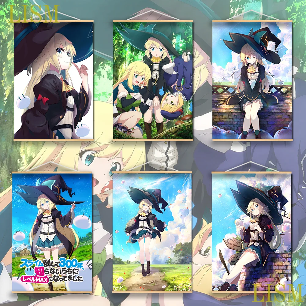 

Aizawa Azusa Halkara Anime manga wall Poster solid wood hanging scroll with canvas painting