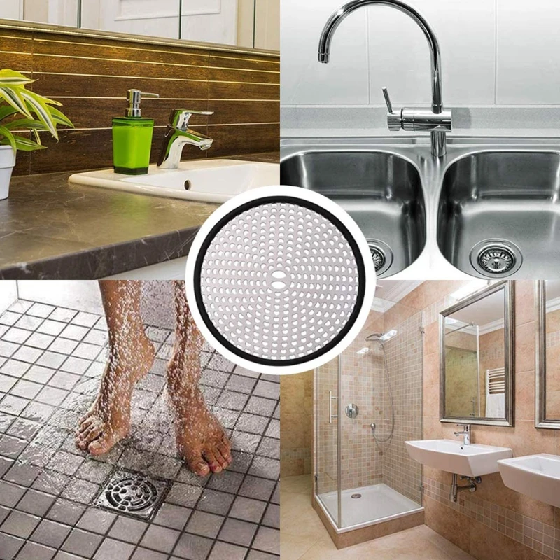 

Shower Drain Cover Protector Bathtub Hair Catcher Stopper Stainless Steel Strainer Trap For Bathroom Kitchen Sink Floor 1pc