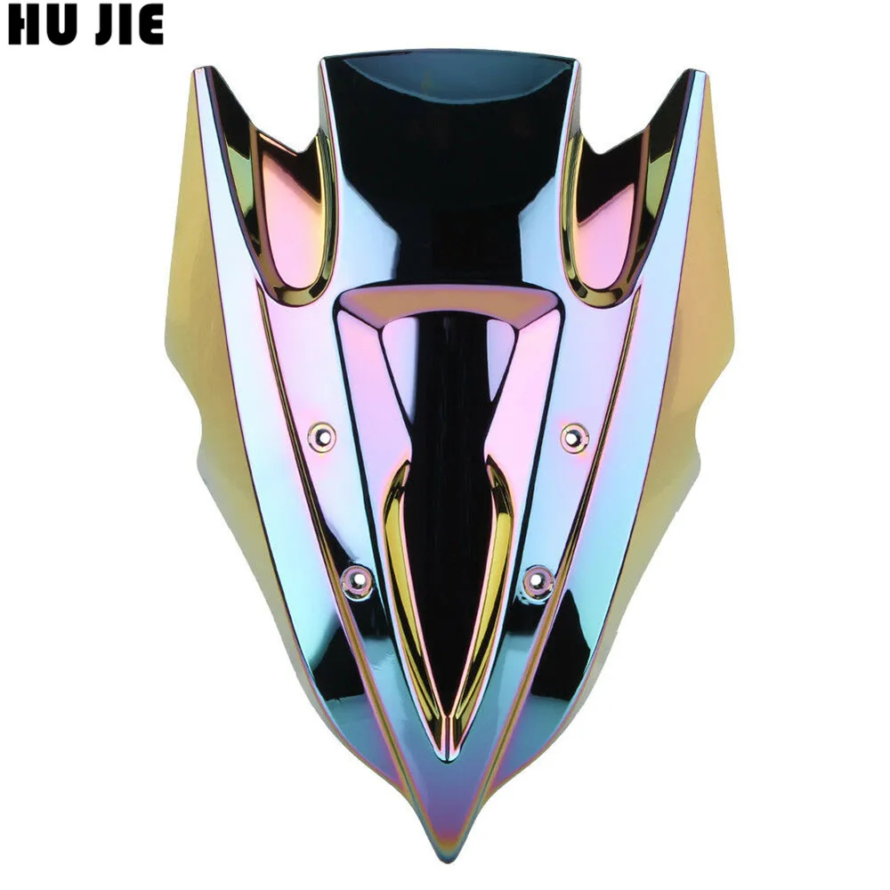 

Motorcycle Double Bubble Windshield WindScreen Screen For Kawasaki 2013 2014 2015 2016 2017 2018 Z250 Z300 Z 250 300 Black Smoke