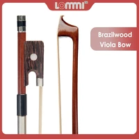 lommi brazilwood viola bow for 14 17 violas and round stick silver mount well balanced light weight real mongolian horse hair