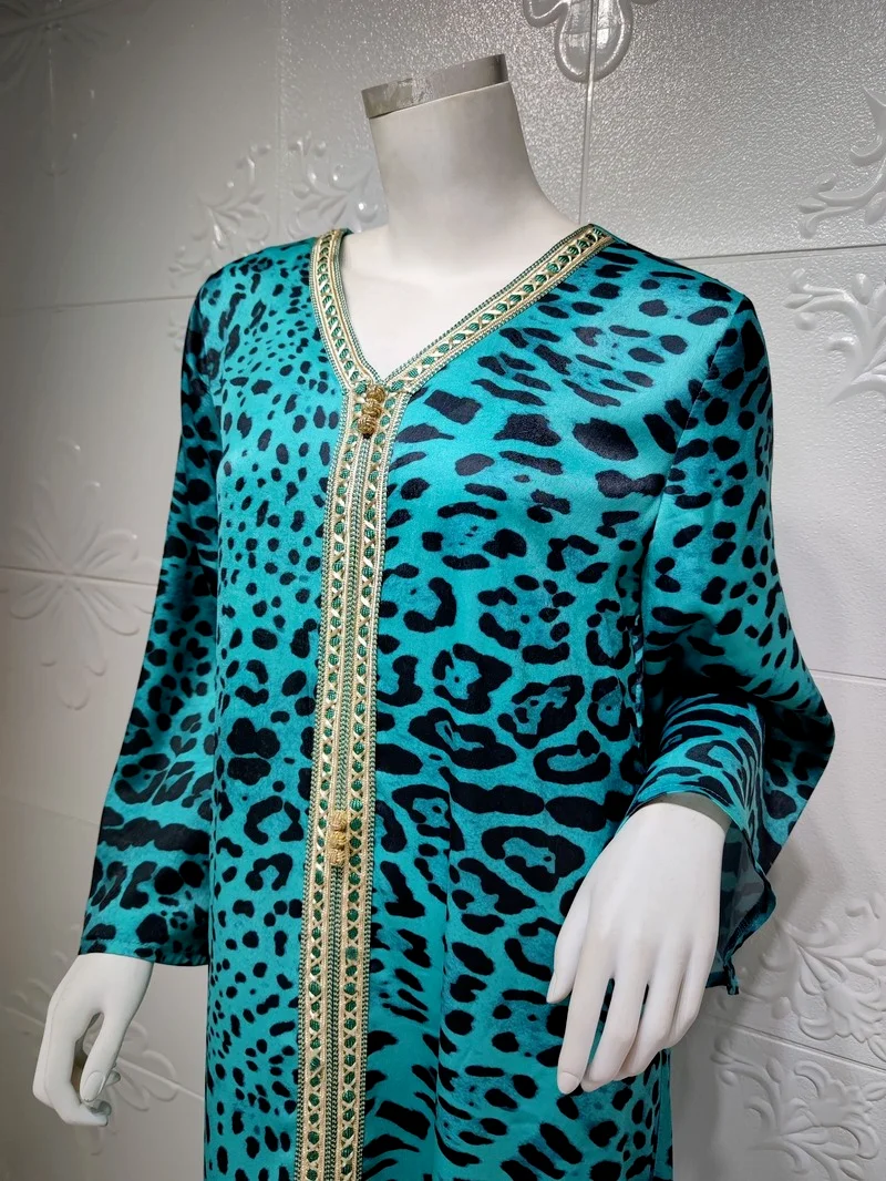 Длинное платье-макси Caftan Abaya в мусульманском стиле Дубай турецкий мусульманский