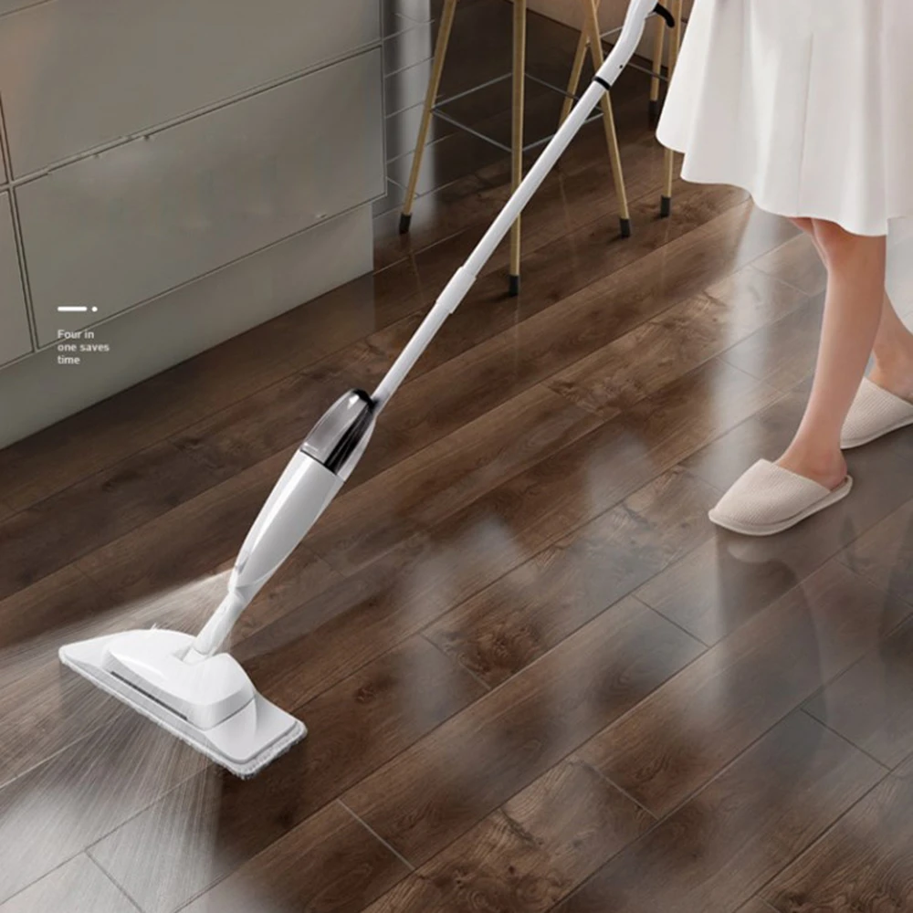 Новый 3в1 спрей Швабра набор со щеткой Волшебная деревянный пол плоская