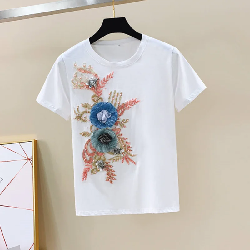 Цельный костюм/комплект Новинка лета 2022 женские джинсовые брюки с вышивкой