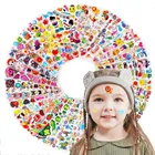 30 Вт, 20 листов 3D пухлые наклейки для детей Для мальчиков и девочек разные объемные наклейки ассорти альбом для стикеров с изображением принцессы из мультфильма игрушка 