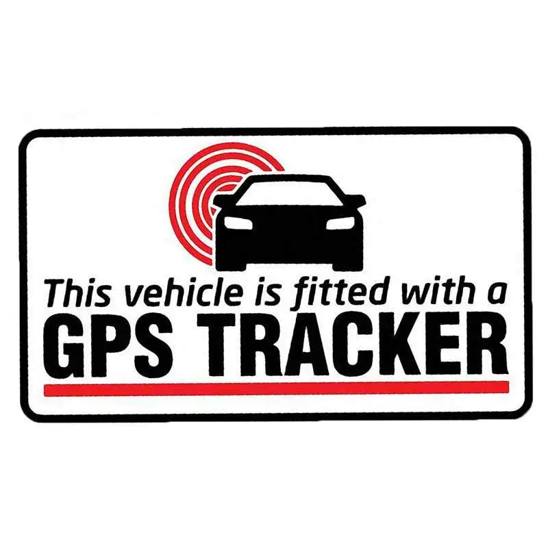 Творчество автомобиля Стикеры GPS трекер приталенный Предупреждение багажника
