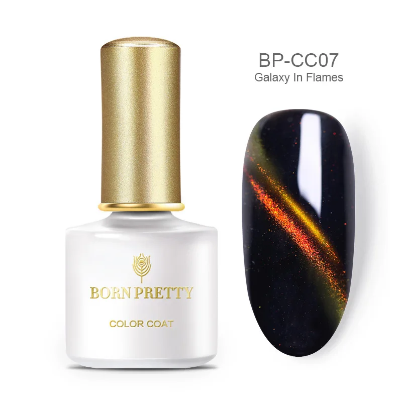 BPCC07 BORN PRETTY Гель-лак для ногтей с эффектом «кошачий глаз» лак 9D магнитный лак Сияющий лазер магнит замочить от УФ-гель маникюр Дизайн ногтей - Цвет: BPCC07