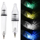 Глубокая капля подводный для рыбы-приманка светодиодный Рыбалка вспышки светильник приманки мягкие приманки рыболовные личинки T хвост воблер приманка для рыбы Pesca Iscas