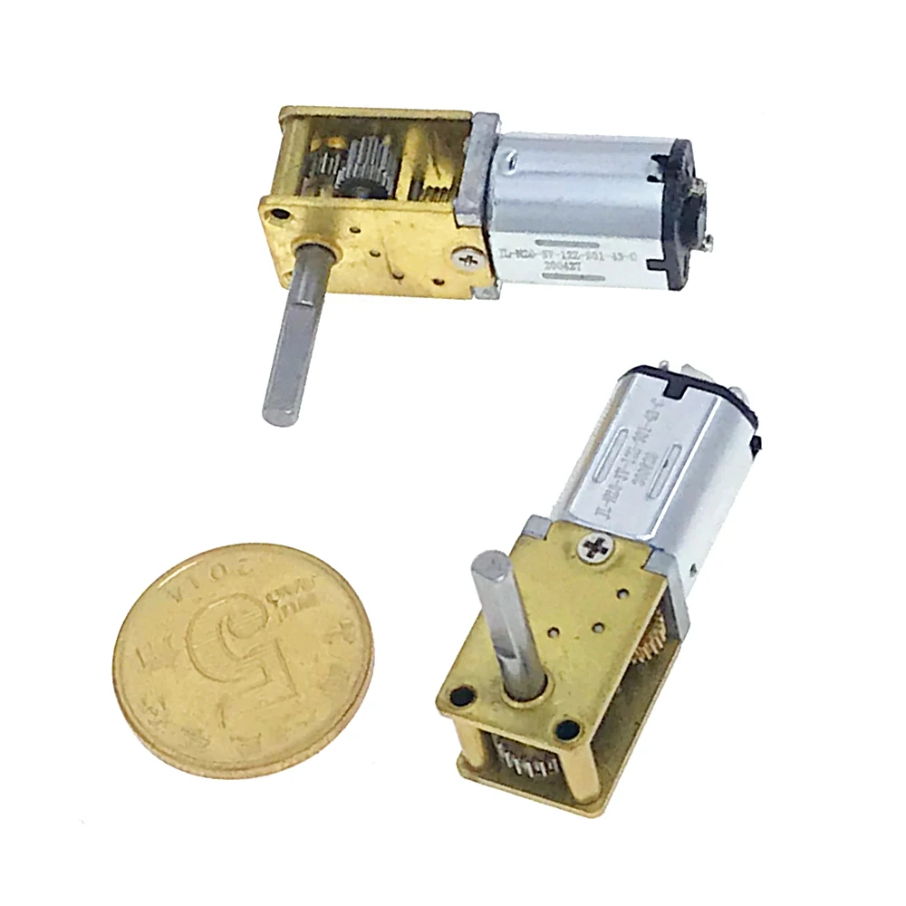 N20 полностью металлический редукторный двигатель постоянного тока 3 В-6 в 42