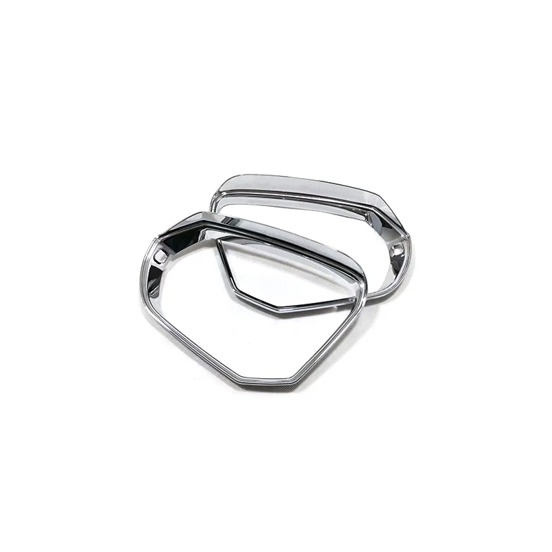 

For Audi Q3 2019 2020 Accessories ABS Chrome Car rearview mirror block rain eyebrow Cover Trim Sticker Car Styling 2pcs