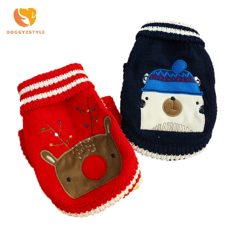 Свитер для собаки зимняя одежда собак Одежда кошек Рождество маленьких