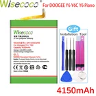 Батарея Wisecoco BAT16523200 4150 мАч для Doogee Y6 Y6C MTK6750 Восьмиядерный аккумулятор для телефона Замена + номер для отслеживания