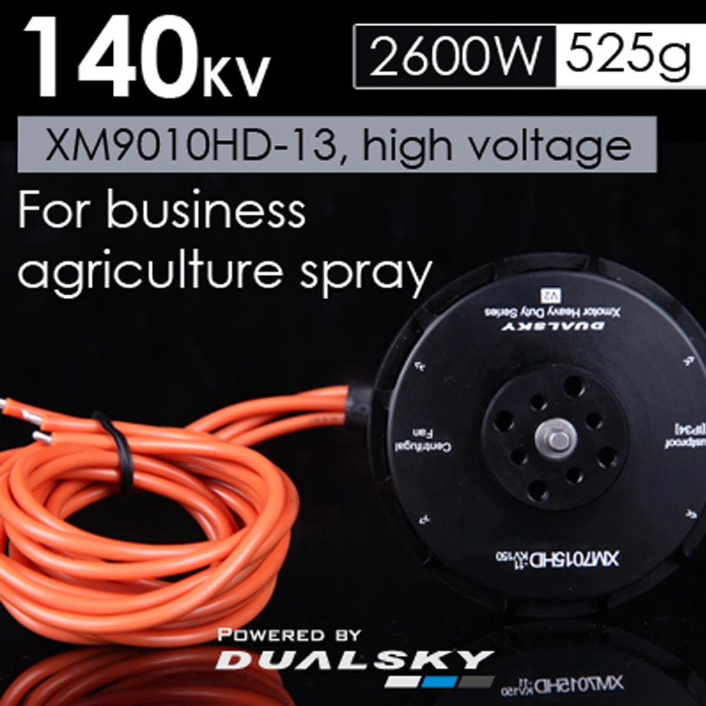 

Dualsky XM9010HD-13 140 кв, сельскохозяйственная защита, логистика, воздушная камера, Дрон, многовинтовой дисковый двигатель