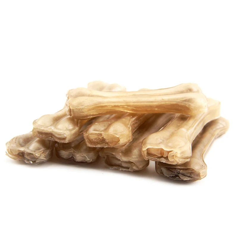 

Durable Puppy Accessories Food Treats Molar Teeth Clean Stick Pet Toy Leather Cowhide Bone Dog Chews Toys Dogs Bones Supplies