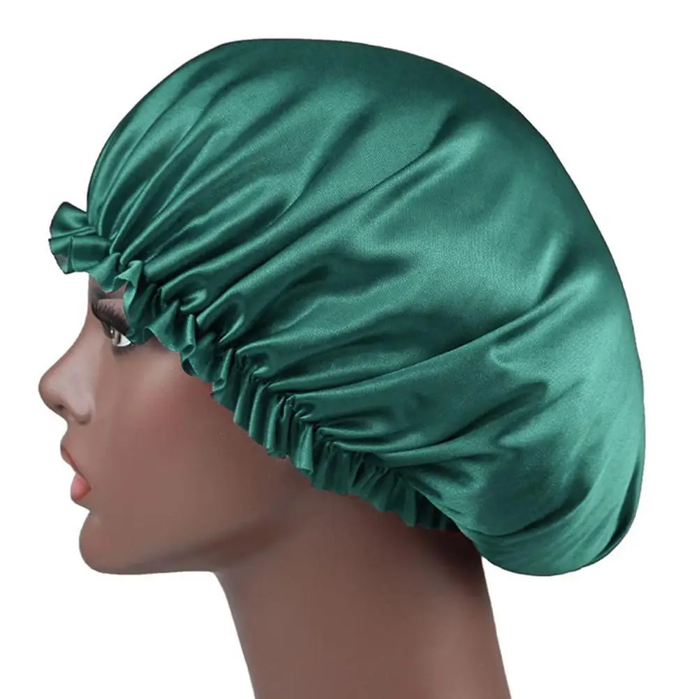 Women Fashion Satin Bonnet Cap Night Sleep Hat Hair Dropshipping Wrap Beanie For Long Care Head Womens Wholesale Hats R1N7 | Аксессуары
