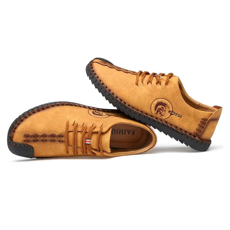 Мужские классические туфли LISM большие размеры ручная работа в британском стиле