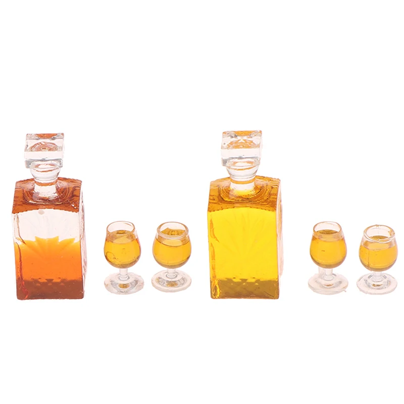 

Cute Mini Wine Bottle Miniature food scene model doll house accessories Dollhouse Miniature 1:12 Doll Accessories Girls toys