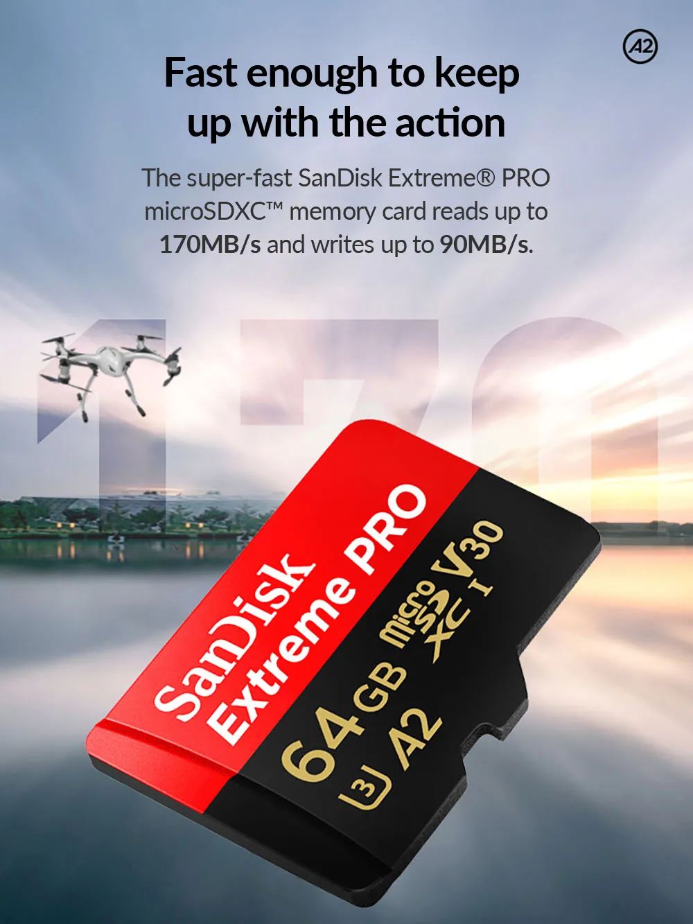 Карты памяти SanDisk Extreme Pro Micro SD 32 Гб 64 128 ГБ 256 400 TF карты SDHC/SDXC UHS I C10 U3 V30 A2 карта для