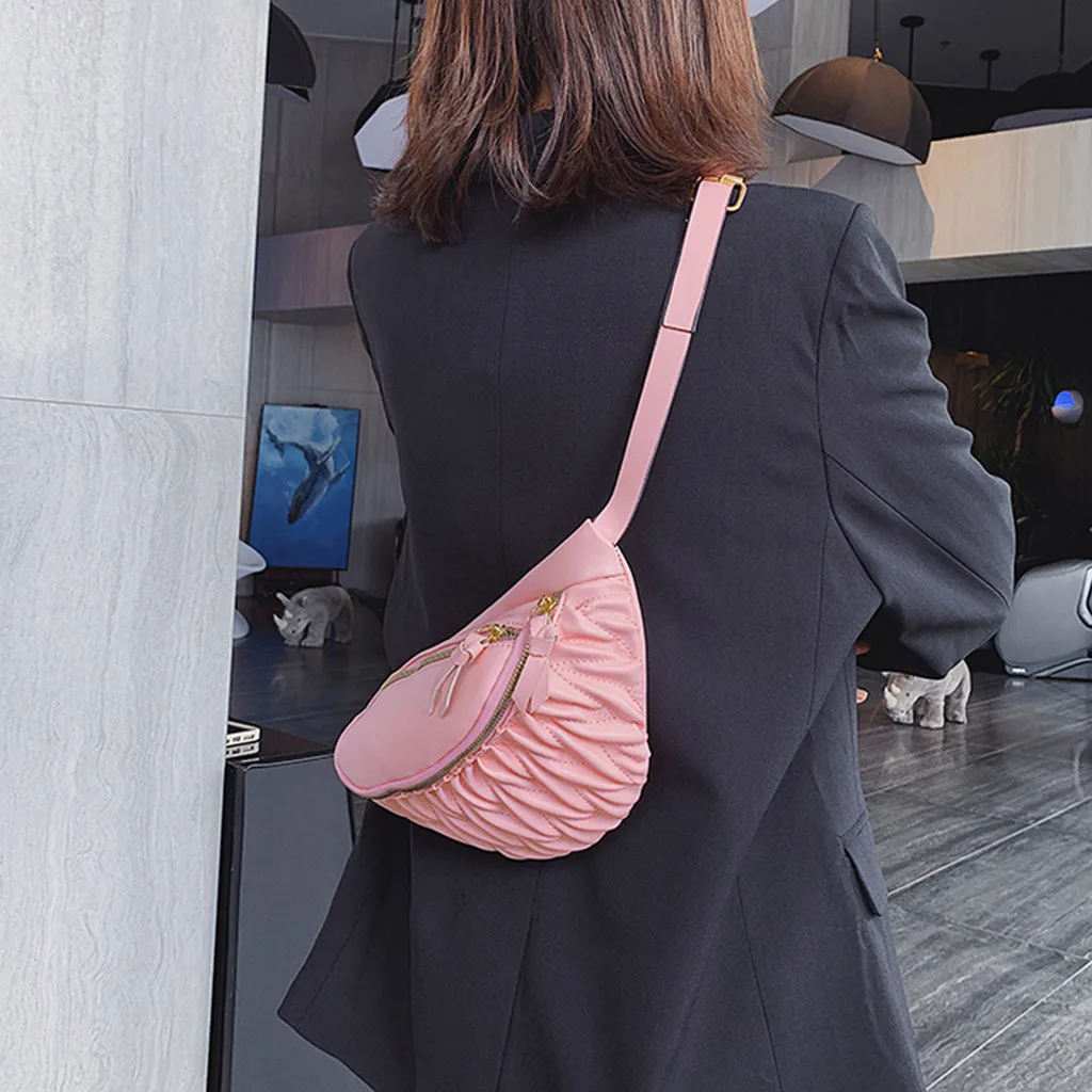 Модная женская сумка-мессенджер 25 # на молнии для занятий спортом открытом