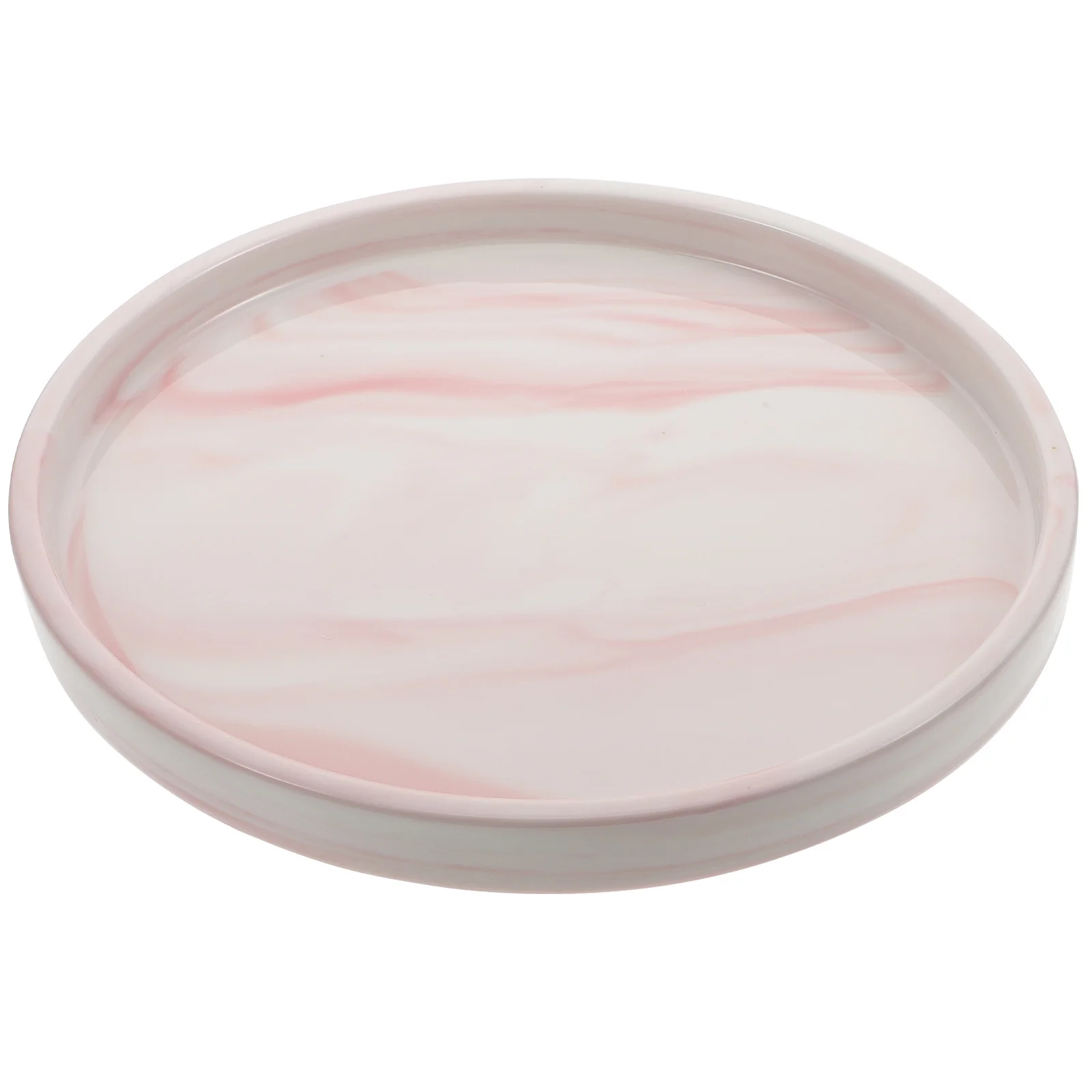 

1PC Jewelry Plate Bangle Jewelry Holder Marbling Style Dresser Display Plate