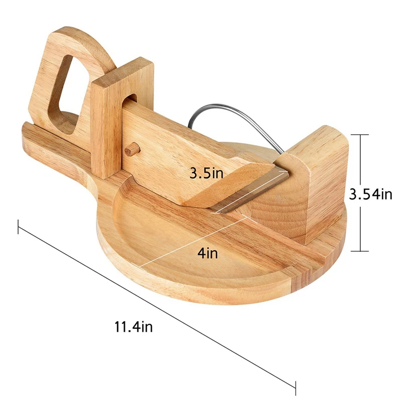 Деревянный сосиски салями Гильотинный нож с лезвием и фиксатором пищевые резаки