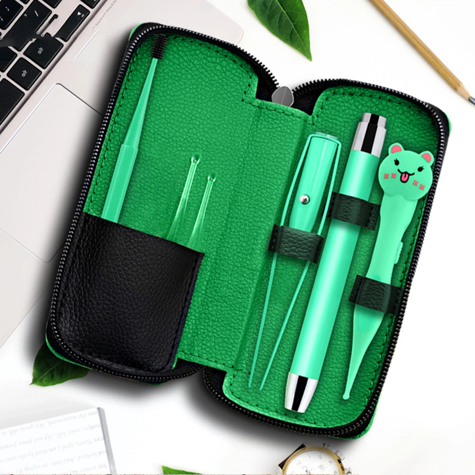 Инструмент для чистки ушей Комплект Earpicks уха воск удаления волос Инструменты