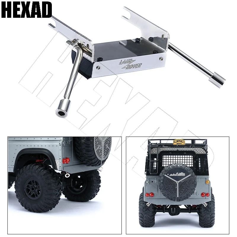 

Подходит для MN D90 MN-90 MN99S, имитация металлического выпускного коллектора, топливный бак 1/12, пульт дистанционного управления, запчасти для авт...