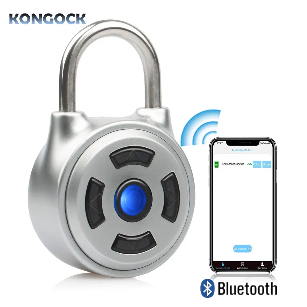 Электронный навесной замок приложение Bluetooth портативный с паролем USB-источником