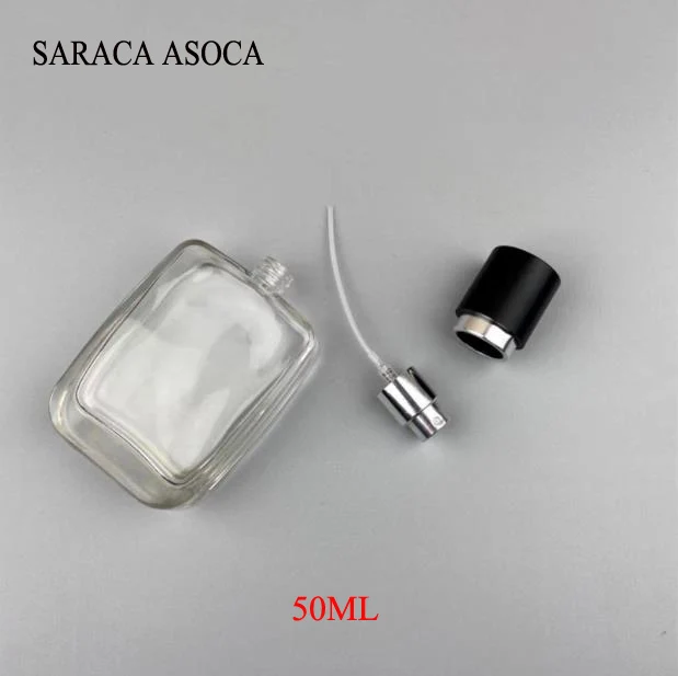 

5Pcs/Lot Perfume Dispensing Bottle Glass Empty Bottle Spray 50ml Perfume Bottle Premium Exquisite Replenishing Empty Bottle