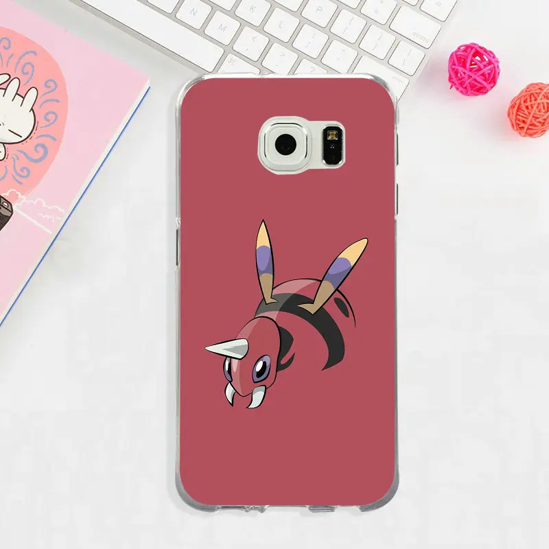 image 7 Для samsung Galaxy Note 3 4 5 8 S3 S4 S5 мини S6 S7 S8 S9 Edge Plus On5 On7 Мягкий ТПУ чехол для телефона милый прекрасный Покемон Пикачу - Цвет: image 7