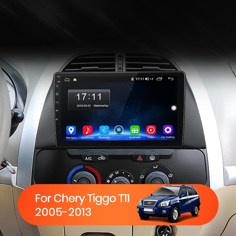 Автомагнитола AWESAFE PX9 для Chery Tiggo T11 1 2005-2013 мультимедийный видеоплеер с GPS 4G Wi-Fi 2 din