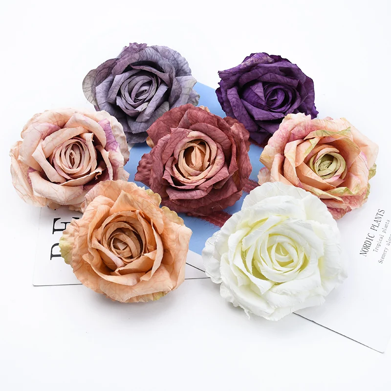 Декоративные искусственные цветы для украшения дома 1/5 шт. 9 см|Искусственные и