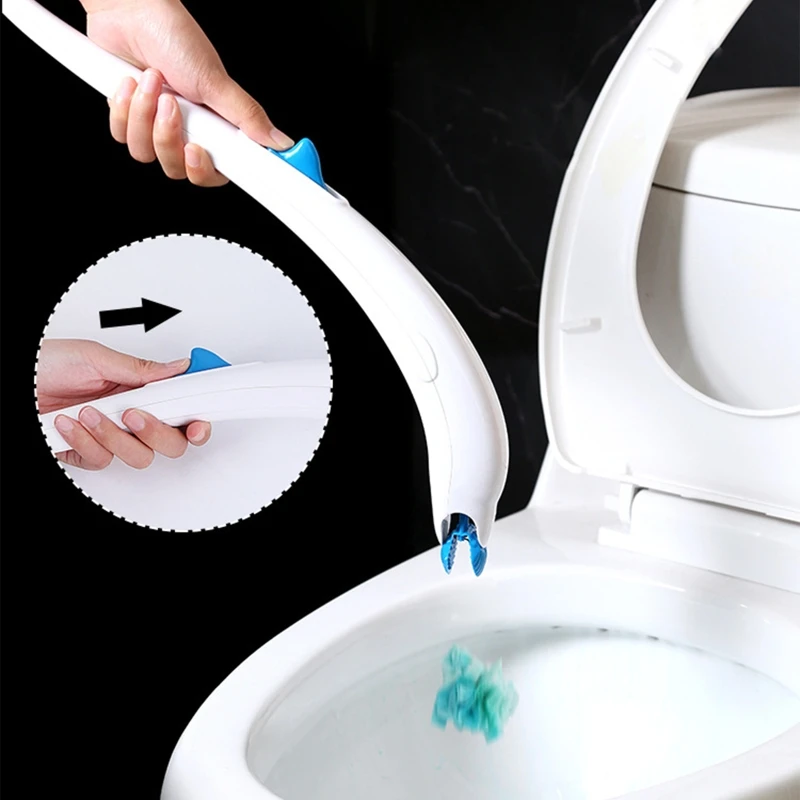 

Disposable Toilet Brush, No Dead Corners, Toilet with Cleaner M17E