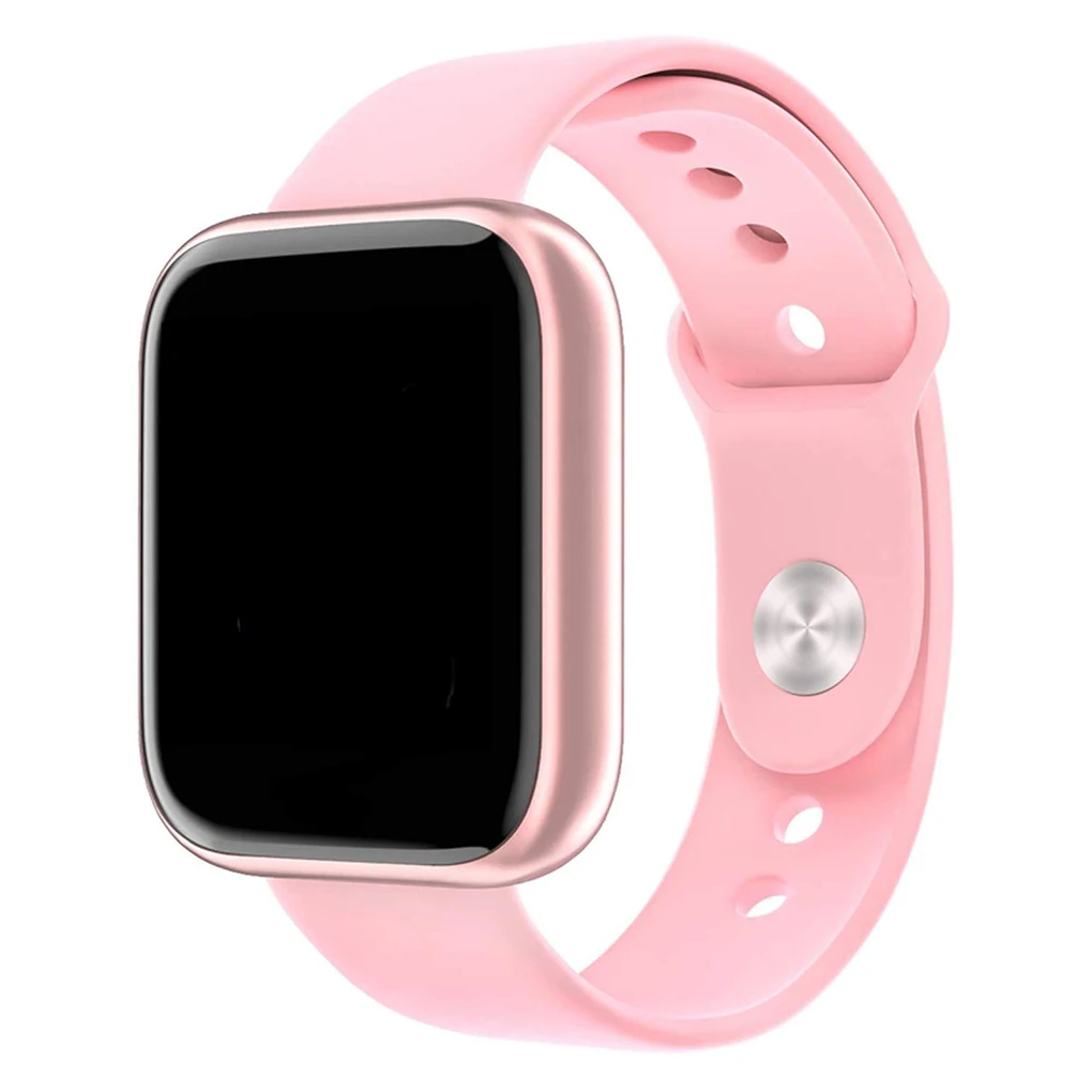 

Bluetooth Touch Screen Smartwatch T80 Smart Watch Heart Rate Monitor Bluetooth Remote Step Counter Fitness Tracker