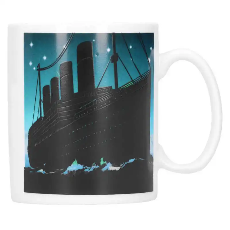 

Ceramic Coffee Mug Heat Sensitive Color Changing Cup Hot Tea Milk Drinkware for Home Office