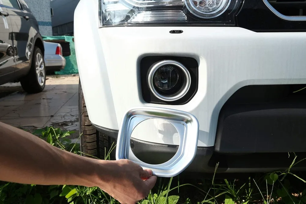 Автомобильный передний противотуманный светильник чехлы для ламп наклейки с