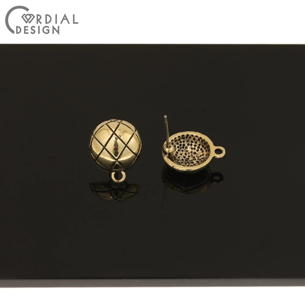 

Cordial Design 100Pcs 13*16MM Jewelry Accessories/Hand Made/Jewelry Findings & Components/DIY Jewelry Making/Earrings Stud