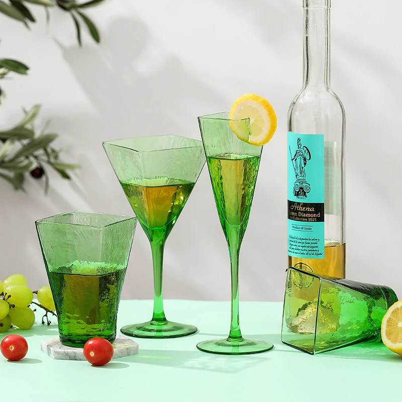 

Nordic Creative Glass Cup Cute Colored Minimalist Modern Glass Cup Geometric Drinkware Kubek Do Kawy Household Products BL50BL