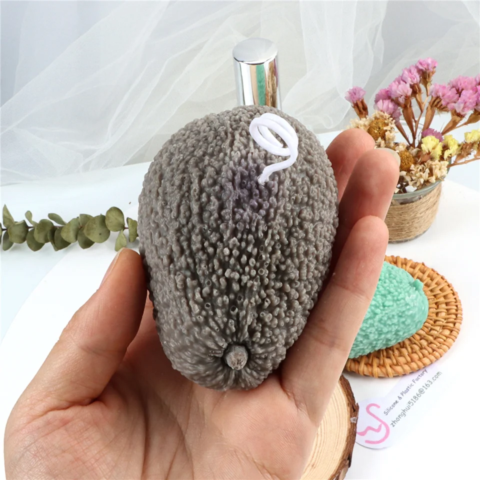 Авокадо силикон 3D стерео аромат креативные фрукты эпоксидная смола ремесла