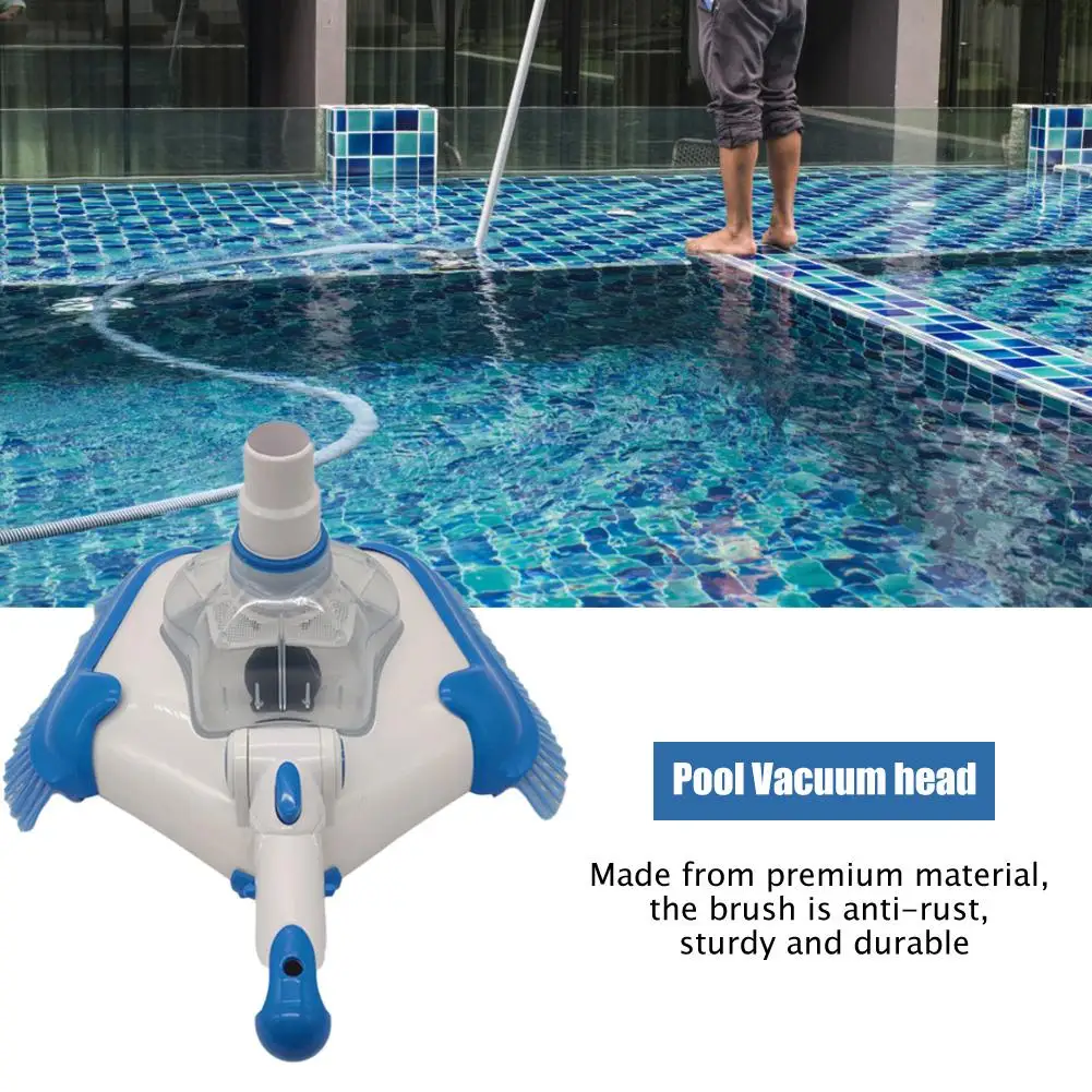 Swimming Pool Suction Vacuum Head Brush Cleaner Half Moon Flexible Curved Cleaning Tool | Спорт и развлечения
