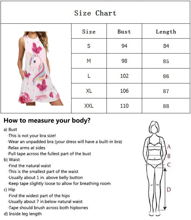 

Women Plus Size Loose Dress 3D Butterfly Print Vintage Summer Beach Club Party Dress 2020 Sleeveless Pocket Tank Casual Dress